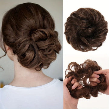 Premium Messy Bun Hair Scrunchie - Imported