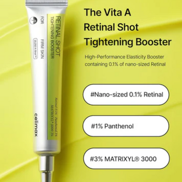 Celimax Retinol Skin Tightening Booster Cream (Tighten, Tone up & Instant brighten Skin - Guaranteed results)