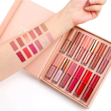 Sale 12 Colors Handaiyan Matte Liquid Lipstick Set