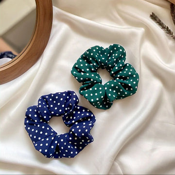 Polka Dot Scrunchie