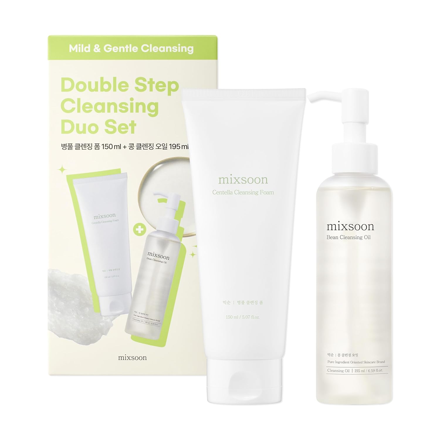 Mixsoon Cleansing Set - Centella Foam 5.07 Fl. Oz