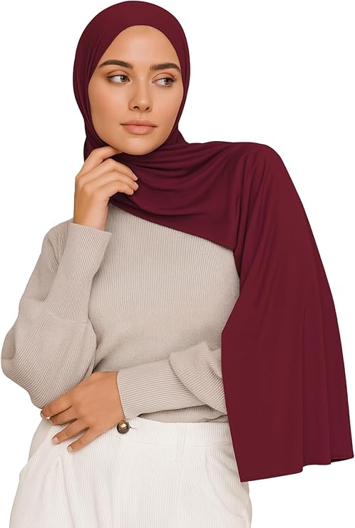 VOILE CHIC Premium Jersey Hijab Scarf For Women - Islamic Head Scarf Wrap Hijabs