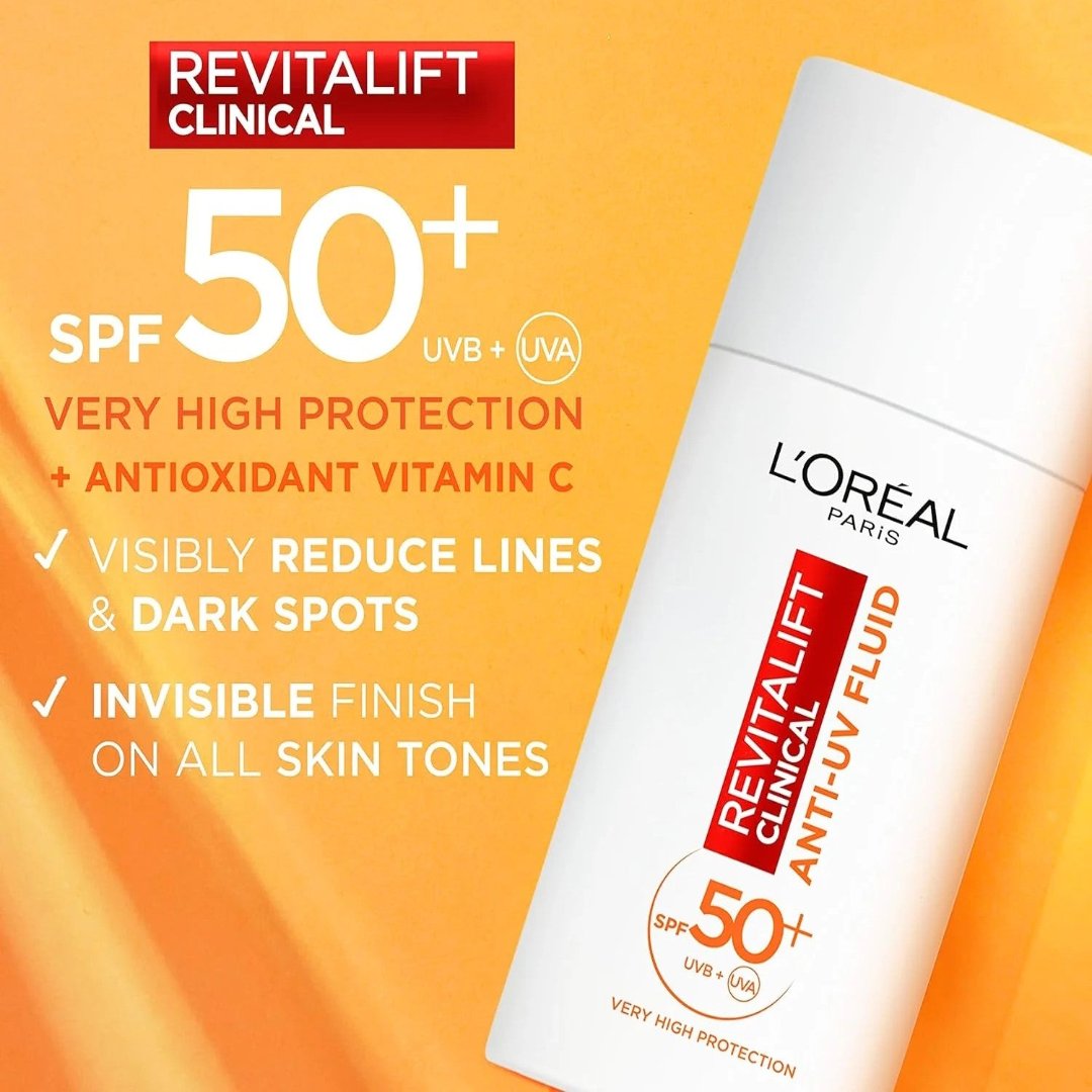 L'oreal revitalift clinical anti uv fluid